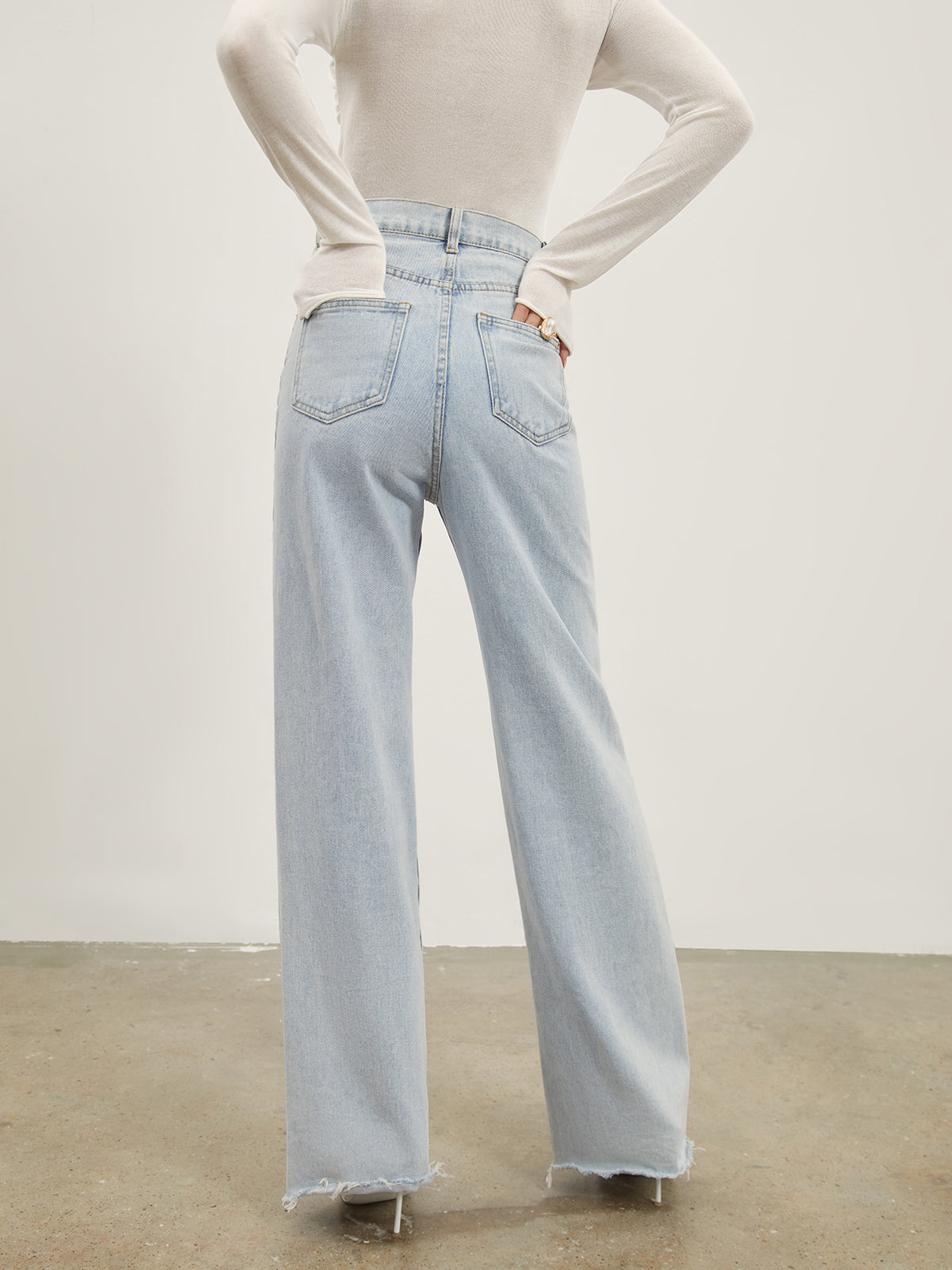 Kot Düz Paça Jean Pantolon