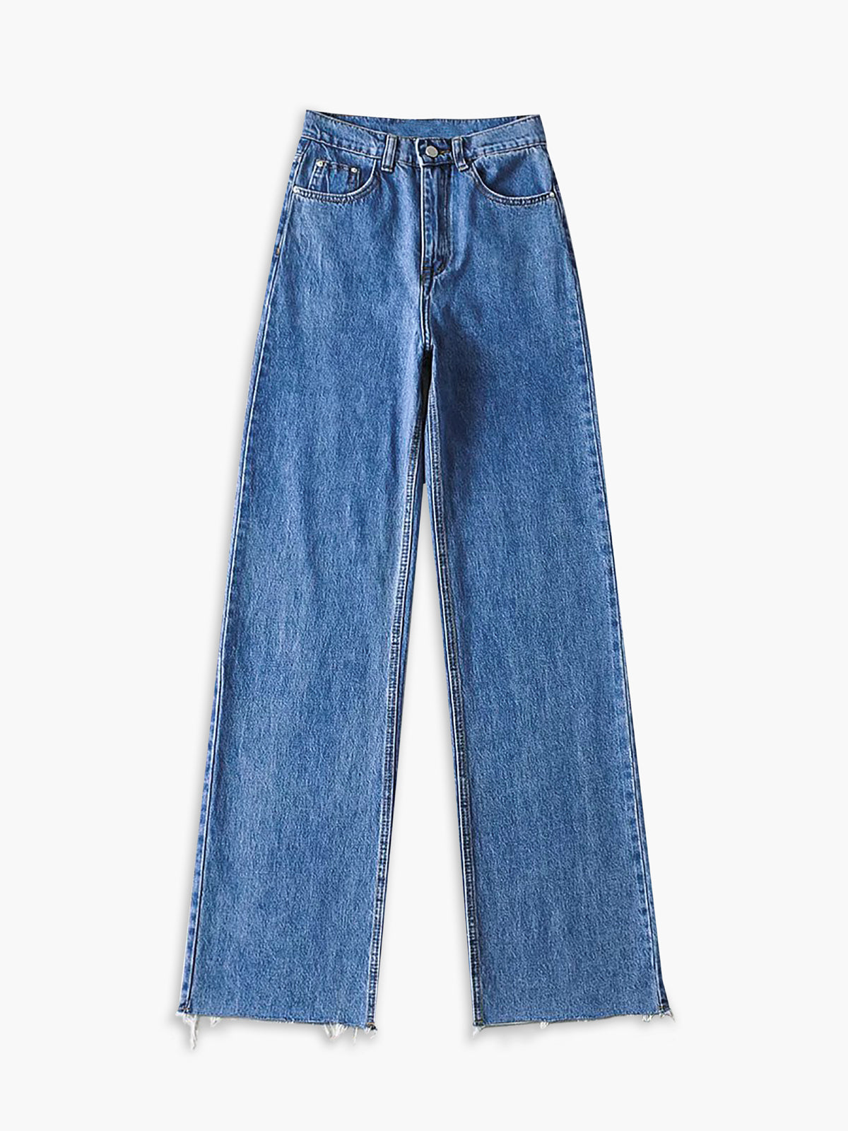 Kot Düz Paça Jean Pantolon