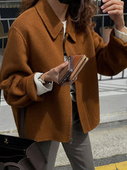 Vintage Fermuarlı Blazer