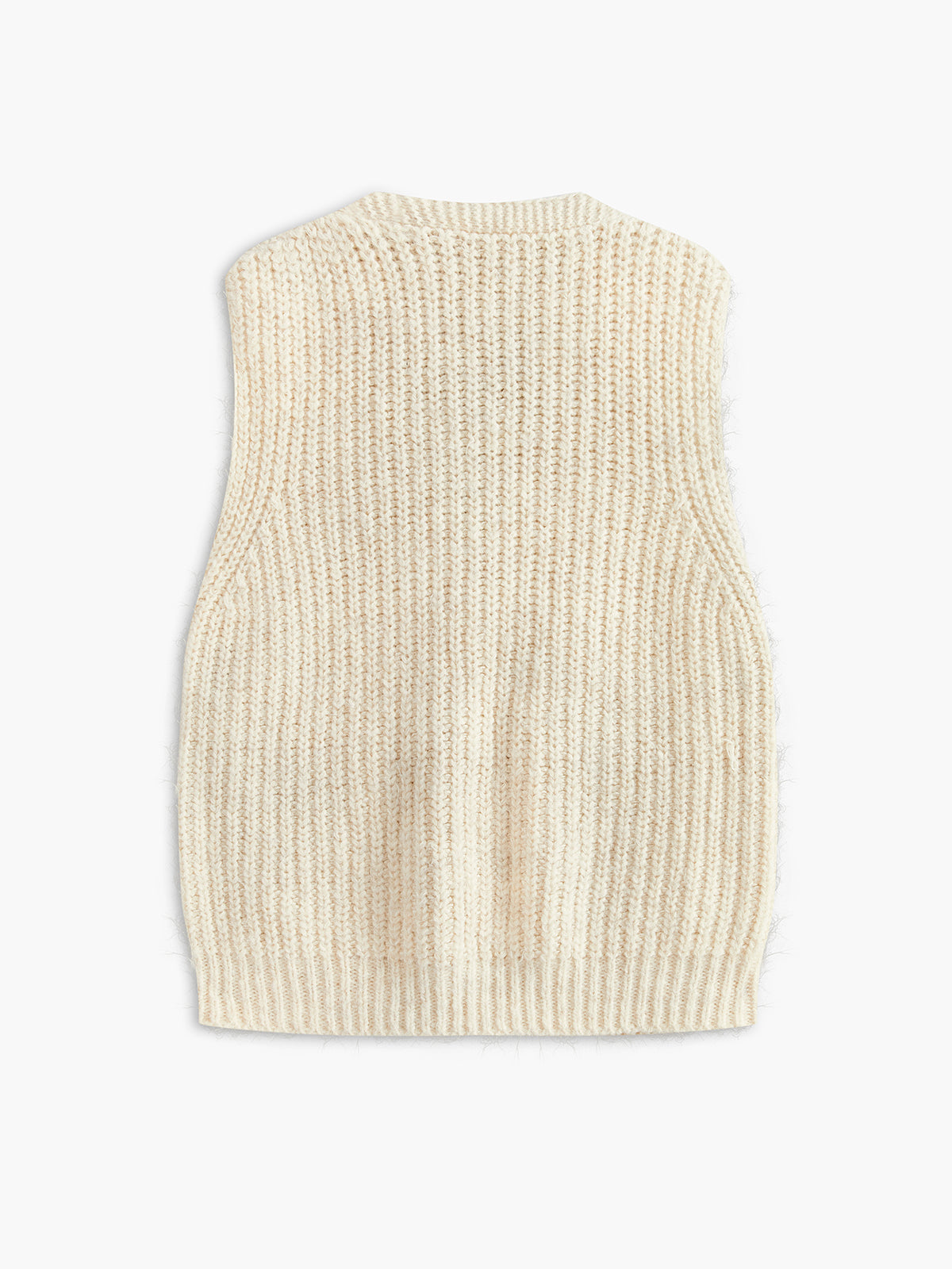 Denim Cepli V Yaka Süveter